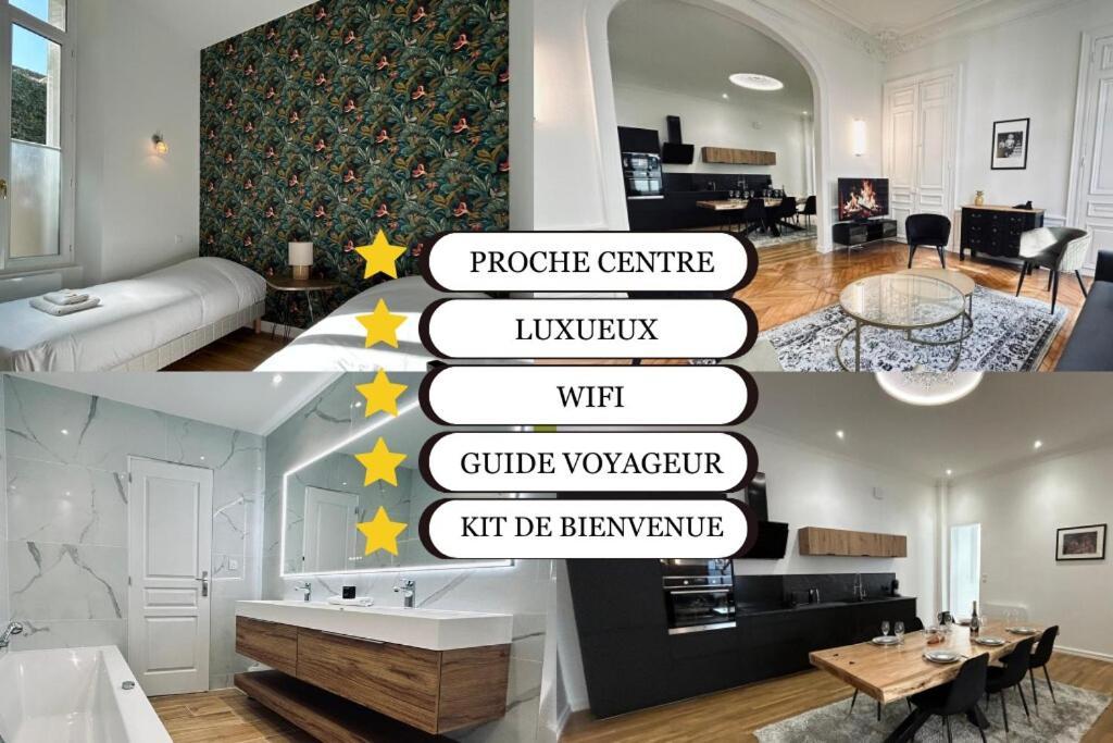 Appartement 3 Lenoir Grand T3 Luxueux Au Centre-ville 4 Pers Reims